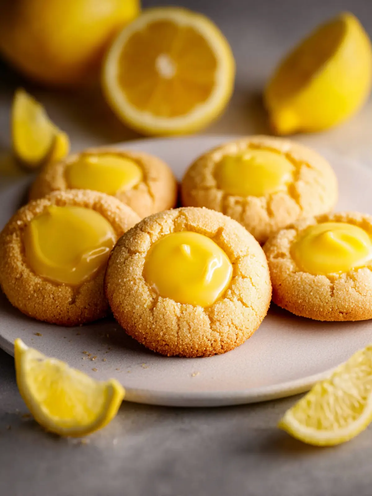 Lemon Thumbprint Cookies First Image