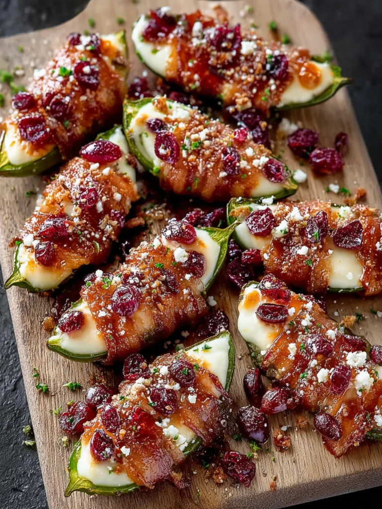 Cranberry Brie Jalapeño Poppers First Image