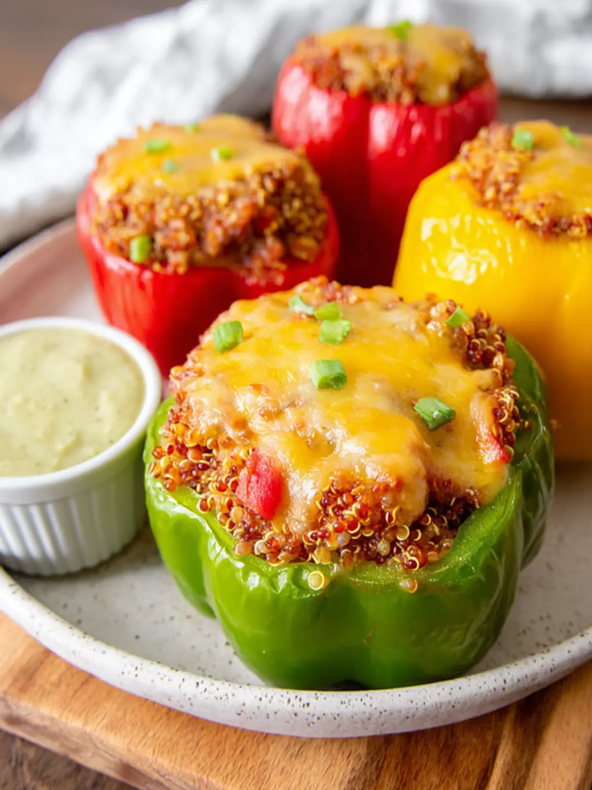 Quinoa Stuffed Peppers Recipe First Image