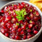 Delicious Cranberry Pomegranate Salsa Dip Recipe First Image