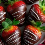 Indulge in Valentine’s Day Chocolate Covered Strawberries First Image