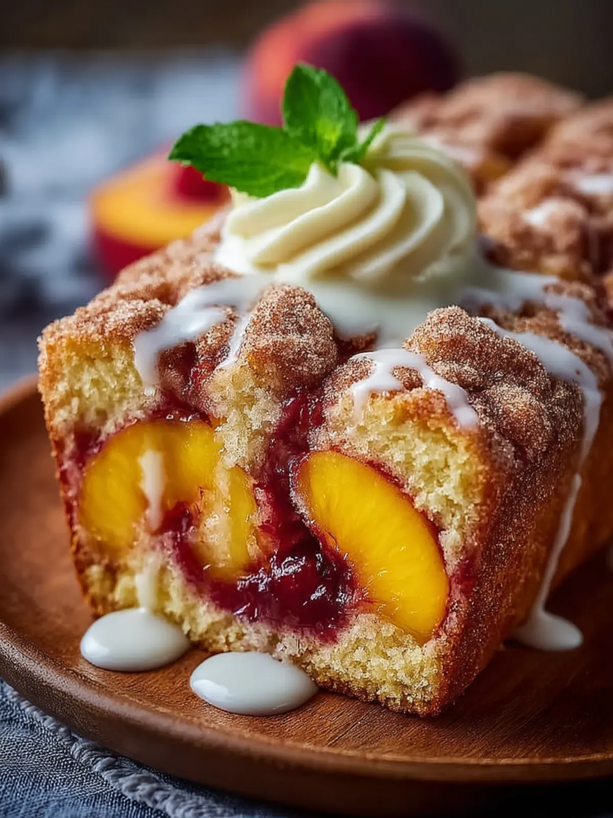 Cinnamon Peach Bread First Image