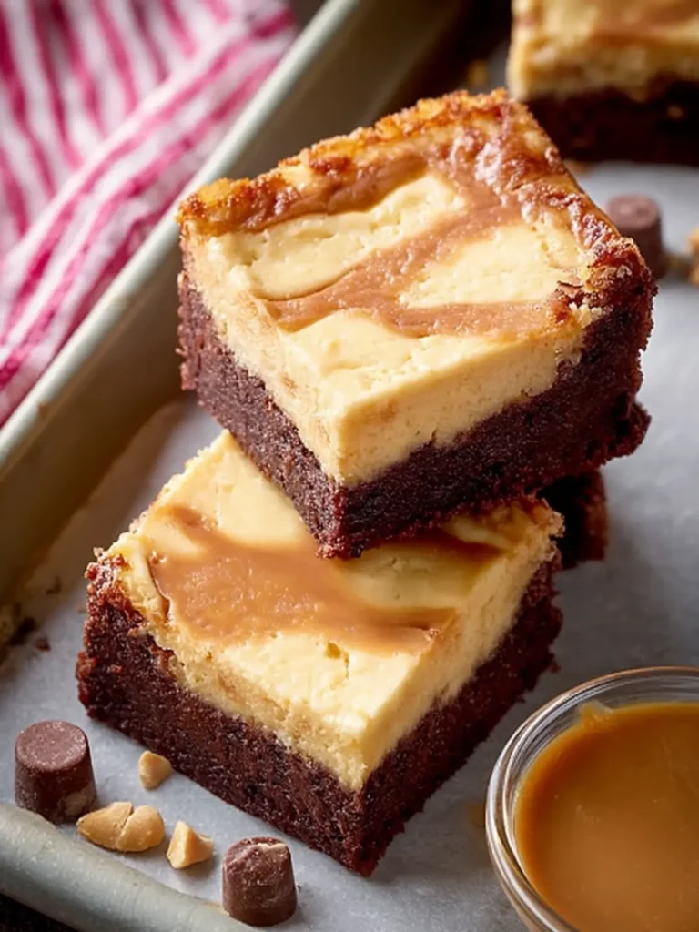 Peanut Butter Cheesecake Brownies First Image