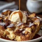 Decadent Caramel Chai Bread Pudding Recipe Delight First Image