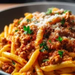 Cheesy Ground Turkey Pasta First Image