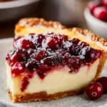 Cranberry Custard Pie First Image