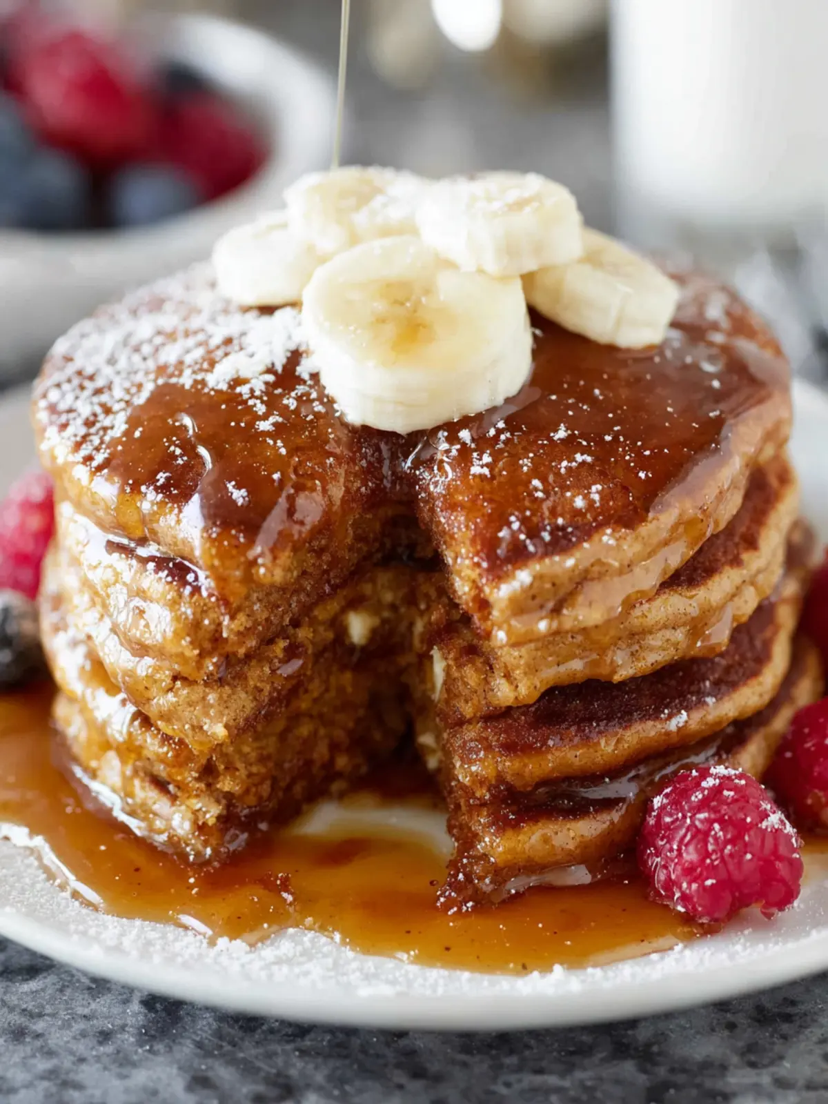 Gingerbread Pancakes First Image