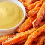 How to Make Sweet Potato Fries with Dipping Sauce First Image