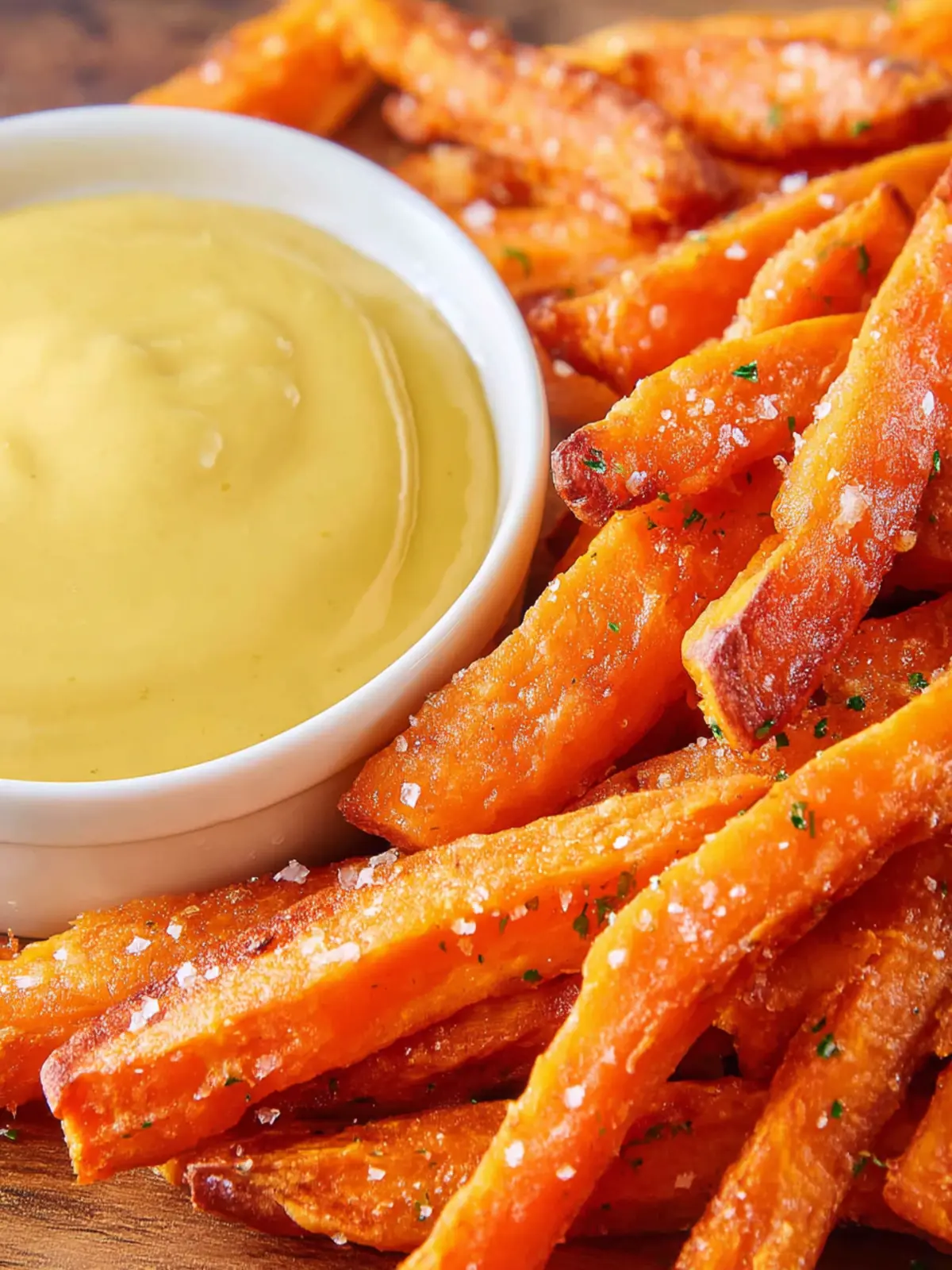 How to Make Sweet Potato Fries with Dipping Sauce First Image