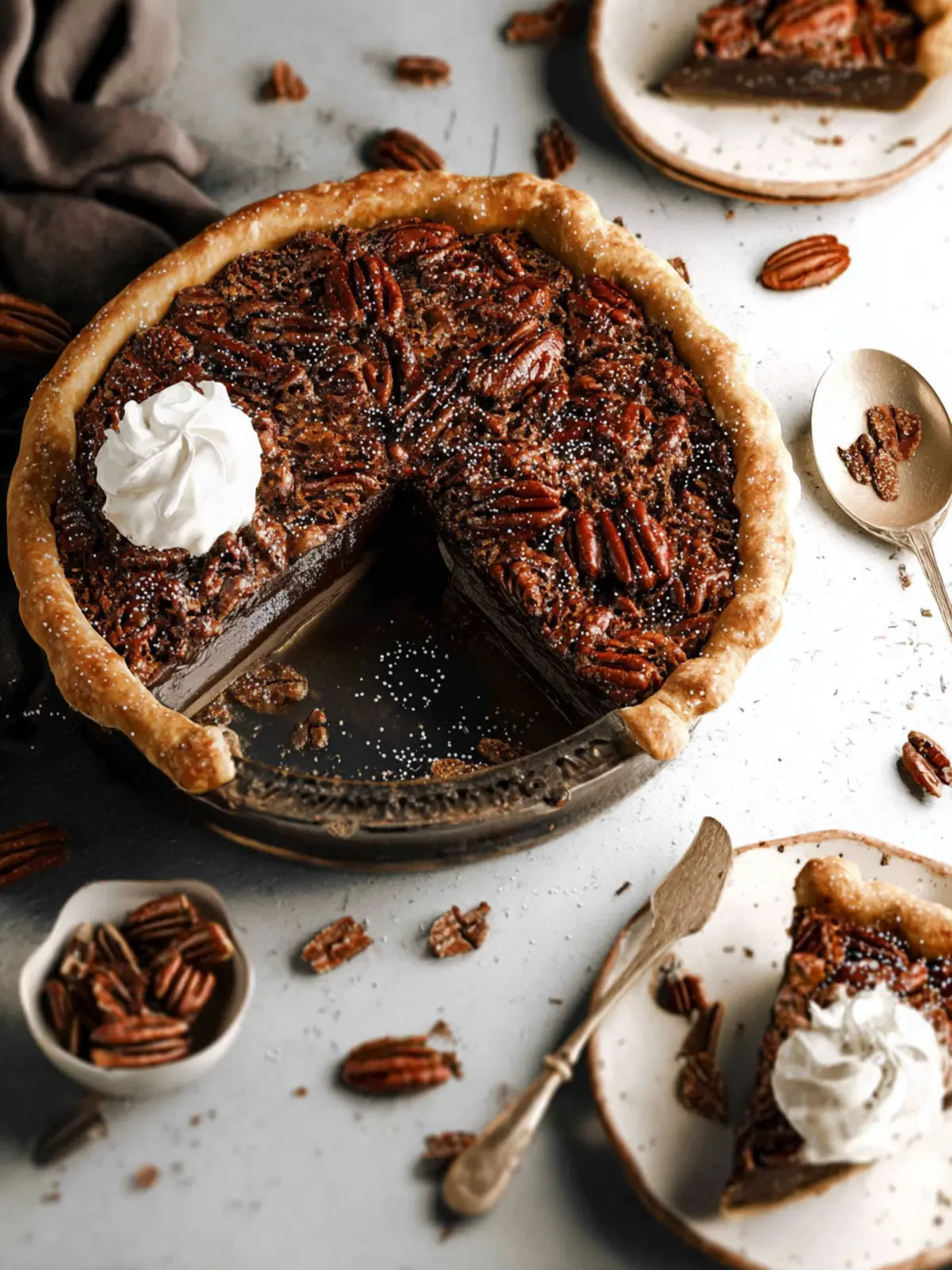 Chocolate Pecan Pie First Image