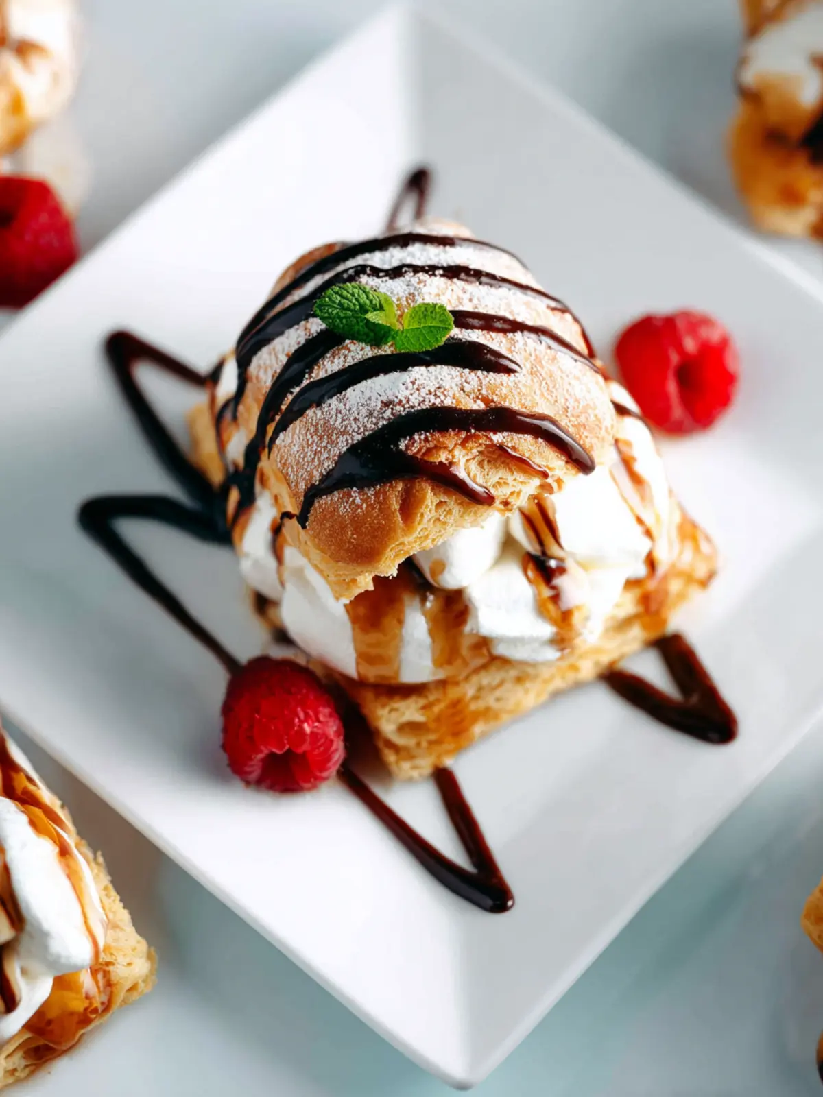 Cream Puff Cake Dessert First Image