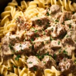 Crock Pot Beef Stroganoff First Image