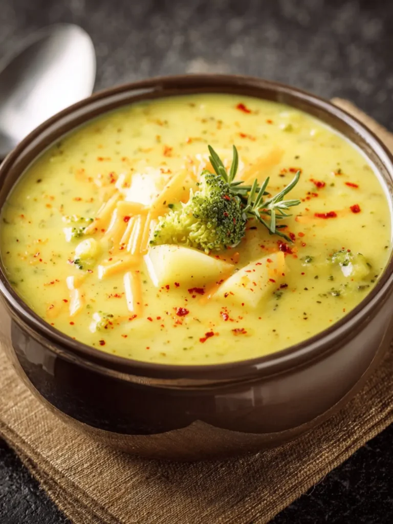 Crock Pot Broccoli Potato Soup First Image