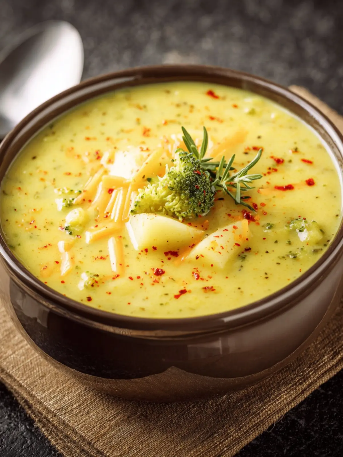 Crock Pot Broccoli Potato Soup First Image