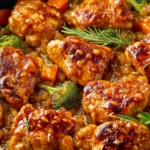 Honey-Garlic Chicken Casserole First Image