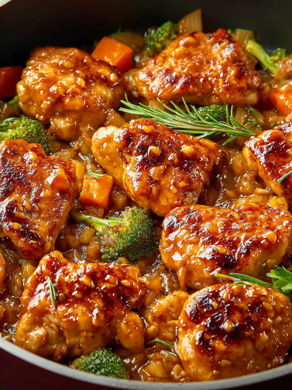 Honey-Garlic Chicken Casserole First Image