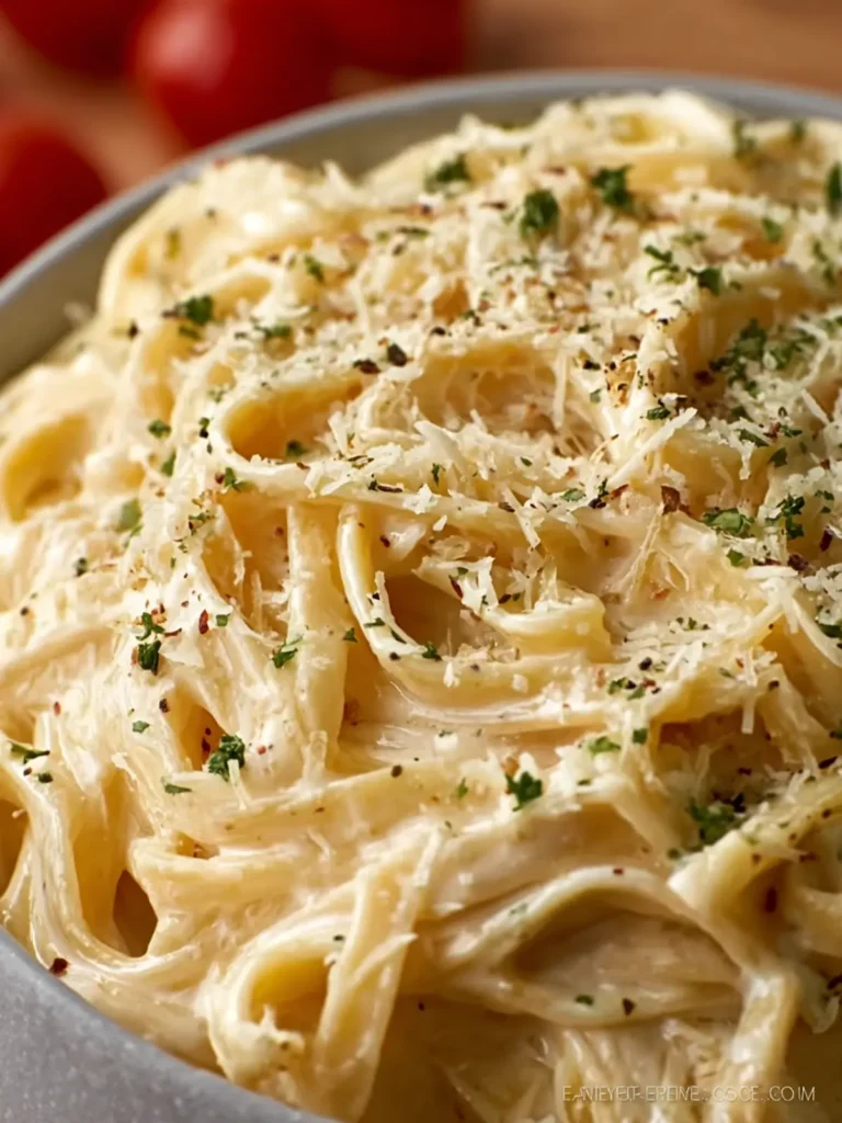 Dump and Start Instant Pot Alfredo First Image