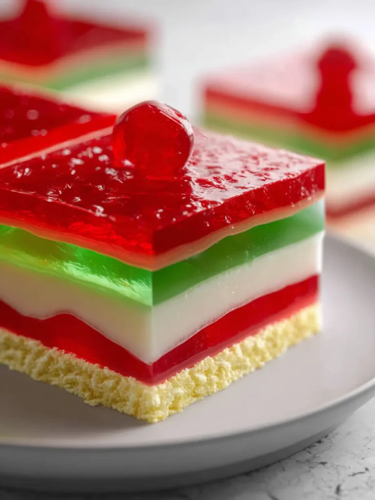 Triple Layer Christmas Jell-O First Image