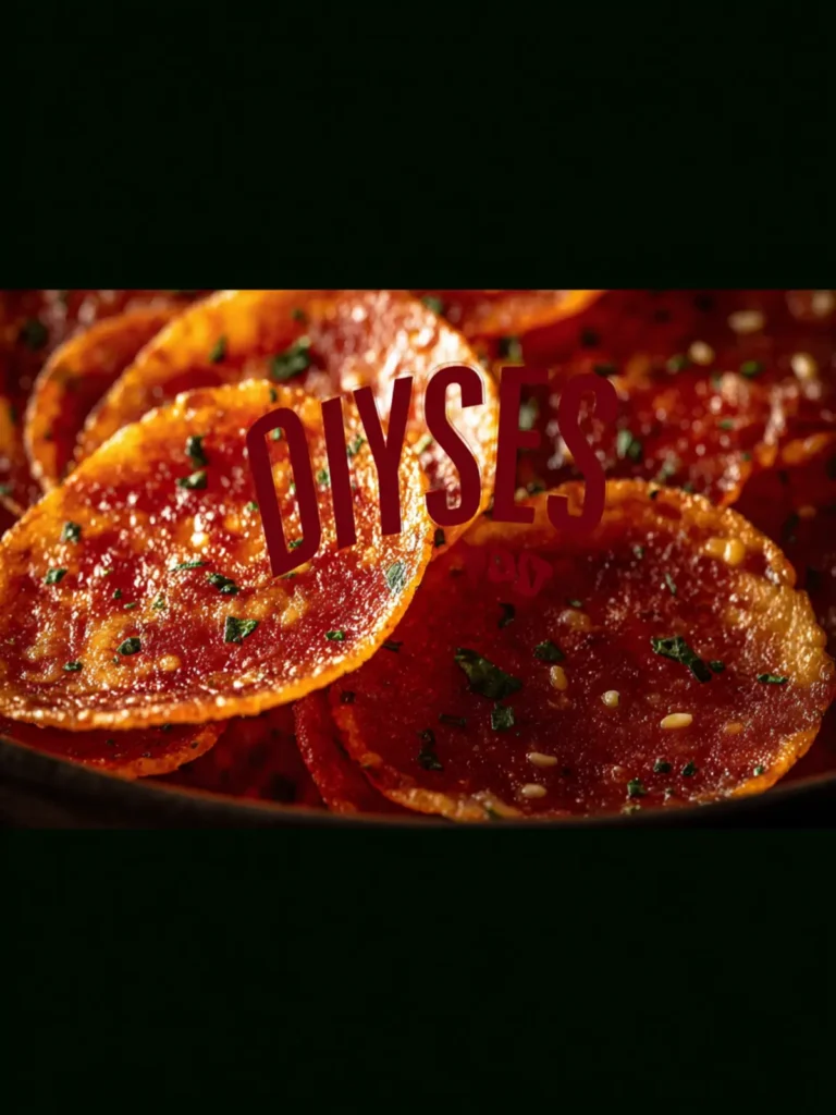 Pepperoni Cheese Crisps Recipe First Image