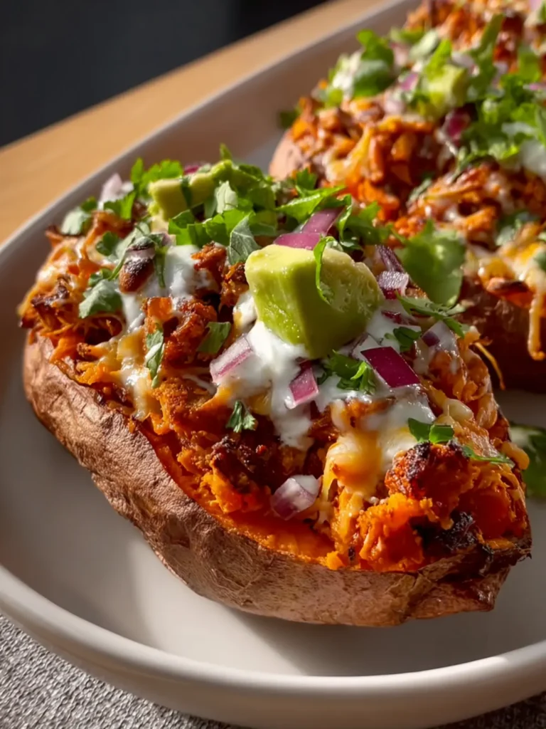 Loaded Sweet Potato Boats First Image