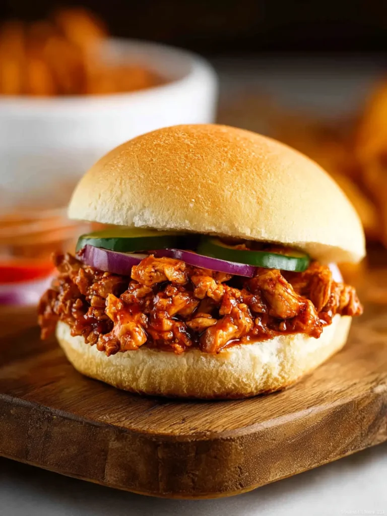 Cajun Chicken Sloppy Joes First Image