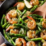 Shrimp and Asparagus Skillet First Image