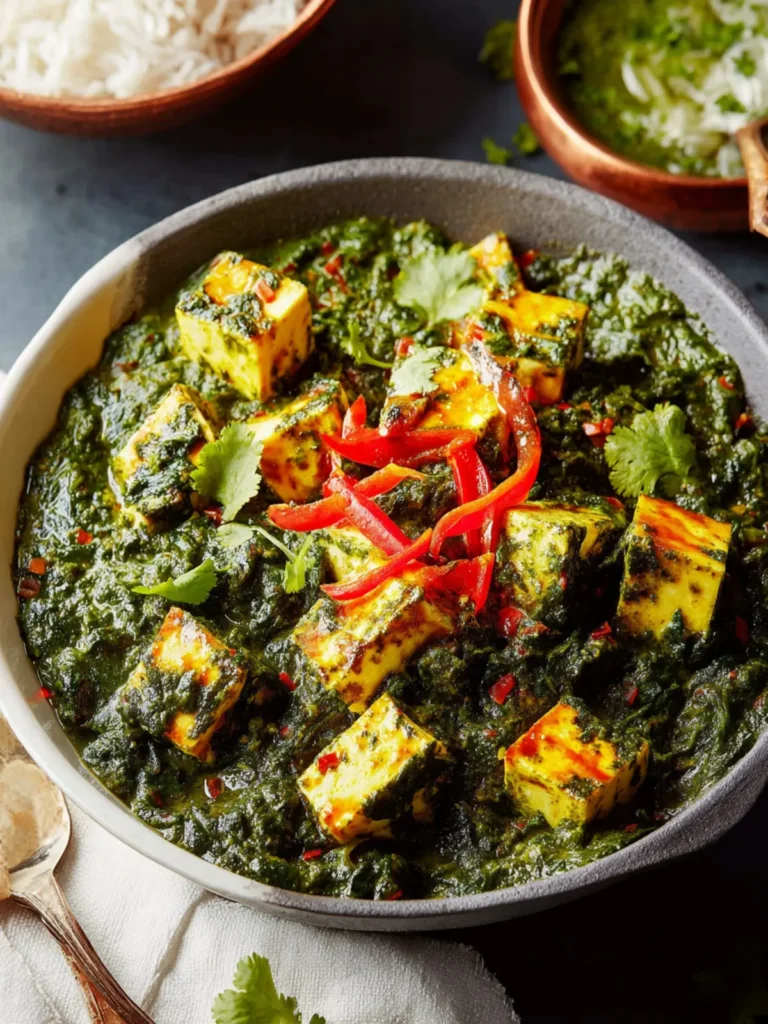 Saag Paneer Recipe First Image