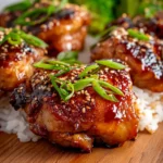 Baked Teriyaki Chicken Thighs First Image