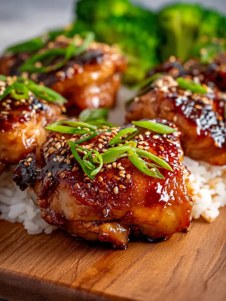 Baked Teriyaki Chicken Thighs First Image