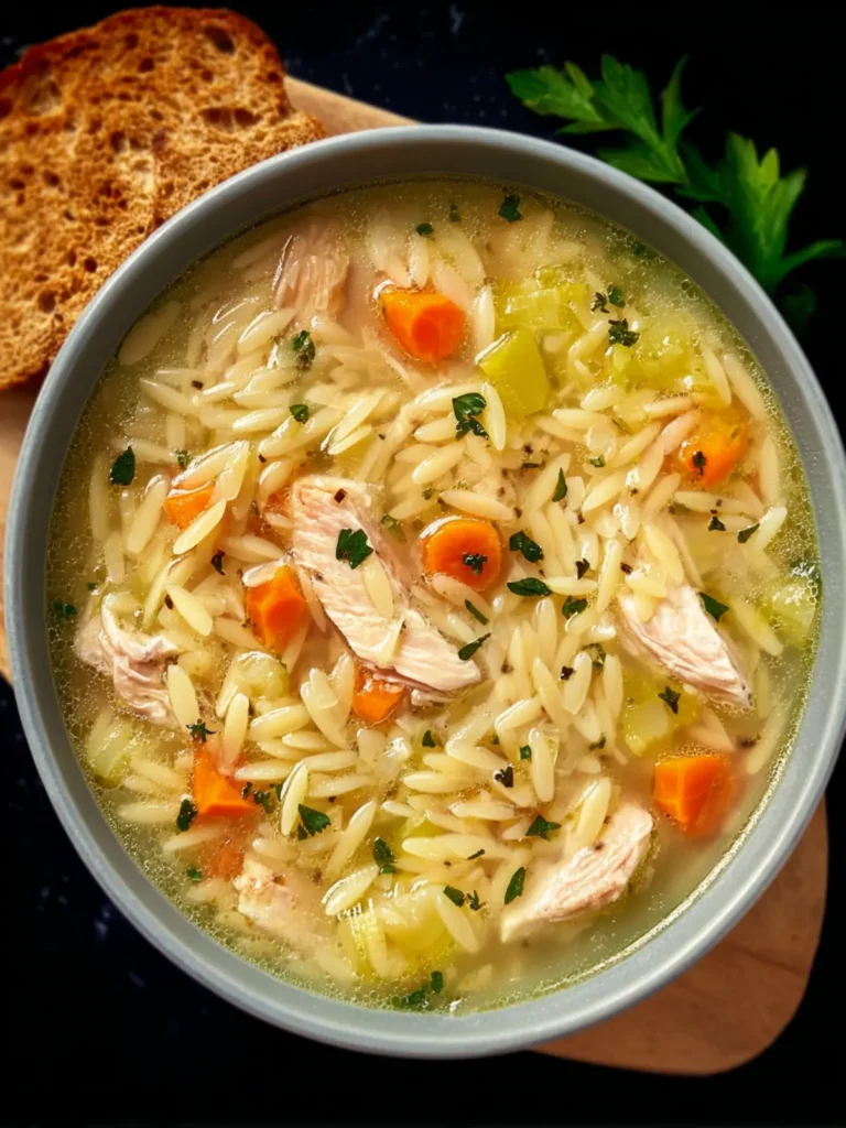 Chicken Soup with Orzo First Image
