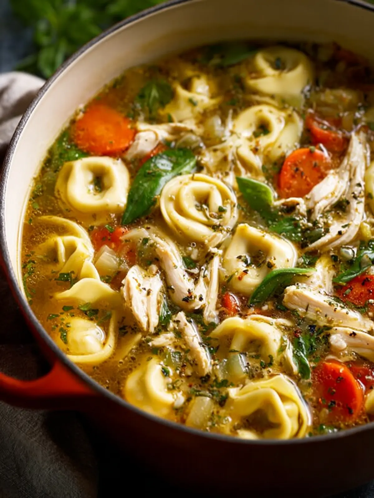 Chicken Tortellini Soup First Image