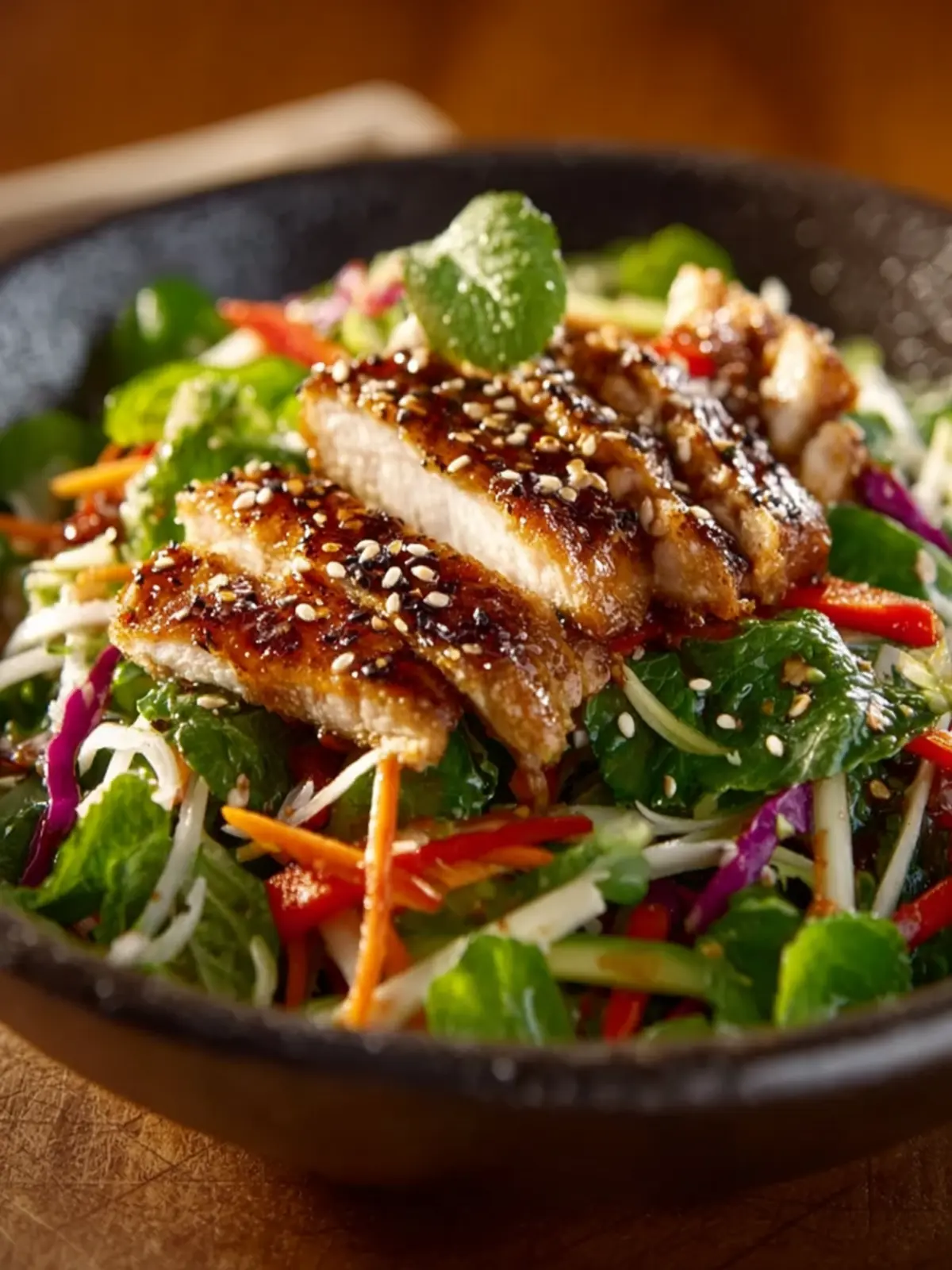 Asian Sesame Chicken Salad First Image