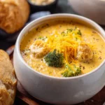 Broccoli Cheddar Soup Recipe First Image