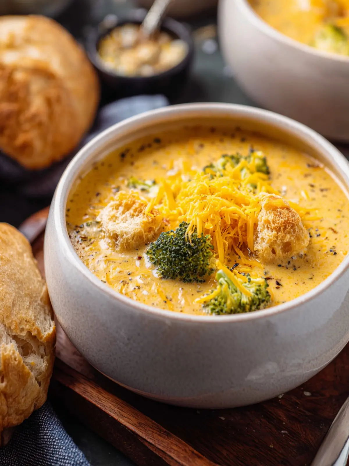 Broccoli Cheddar Soup Recipe First Image
