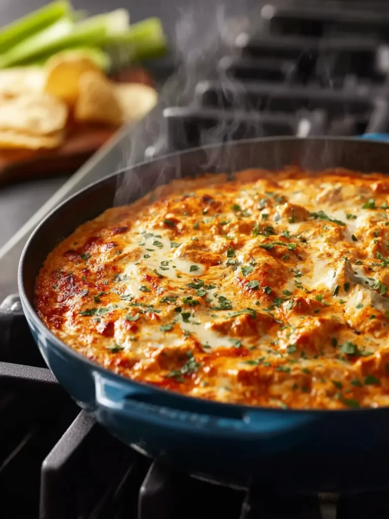 Buffalo Chicken Dip on the Stove First Image
