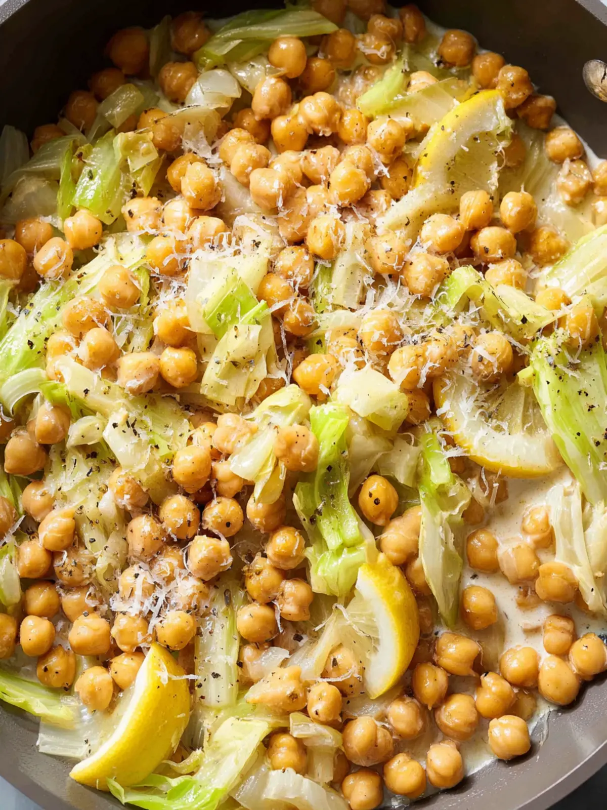 Creamy Lemon Chickpeas & Leeks First Image