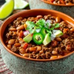 Pinto Beans with Ground Beef (Instant Pot or Stovetop) First Image