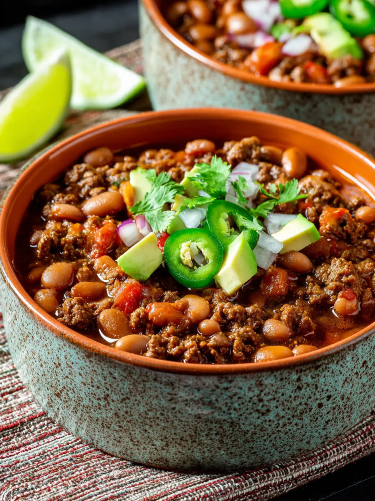Pinto Beans with Ground Beef (Instant Pot or Stovetop) First Image