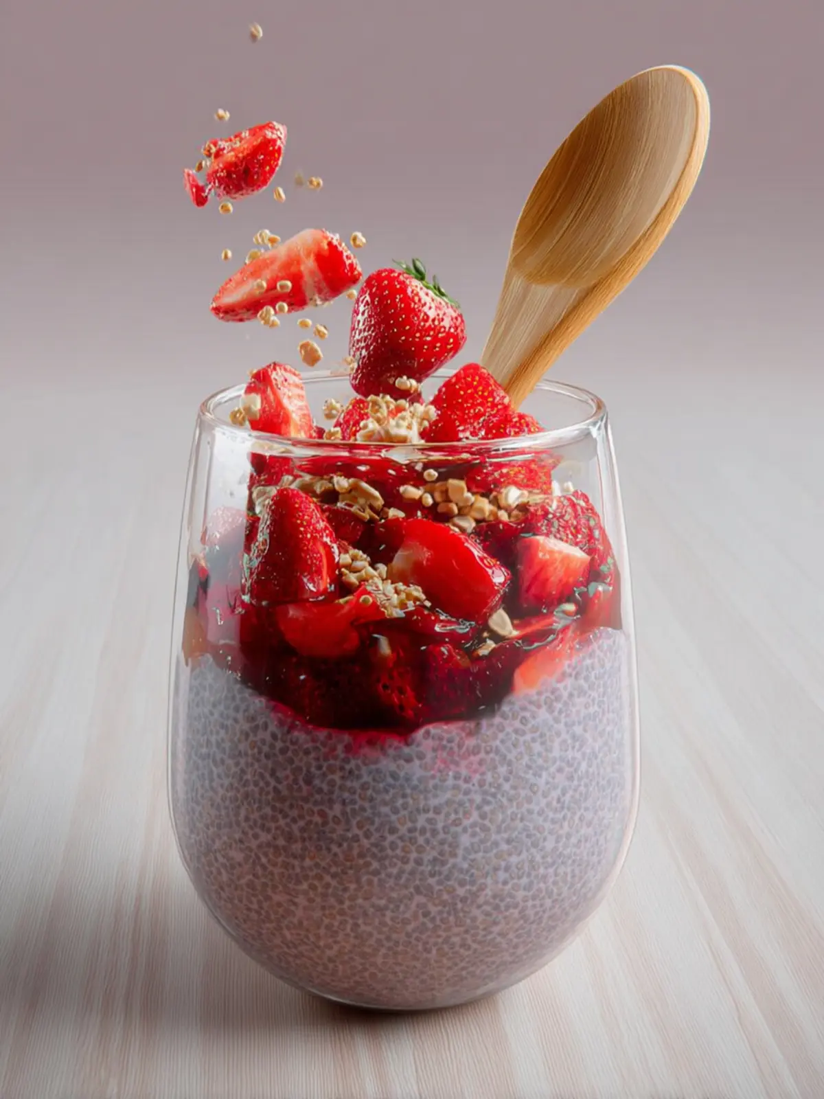 Strawberry Chia Pudding (High-Protein) First Image