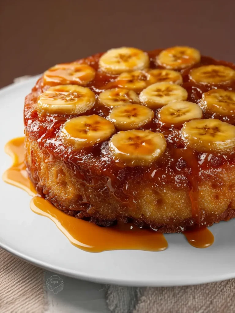 Banana Upside Down Cake First Image