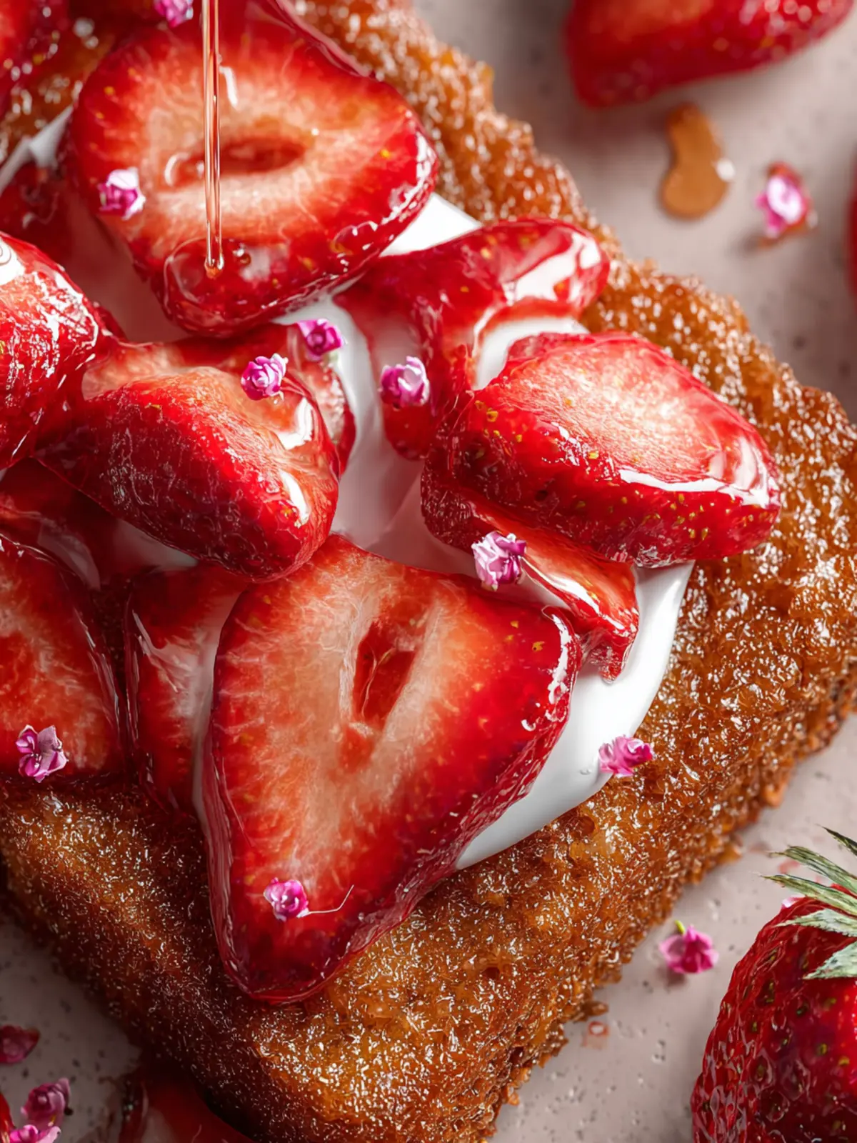 Strawberry Honey Butter Toast: The Best Breakfast Bliss