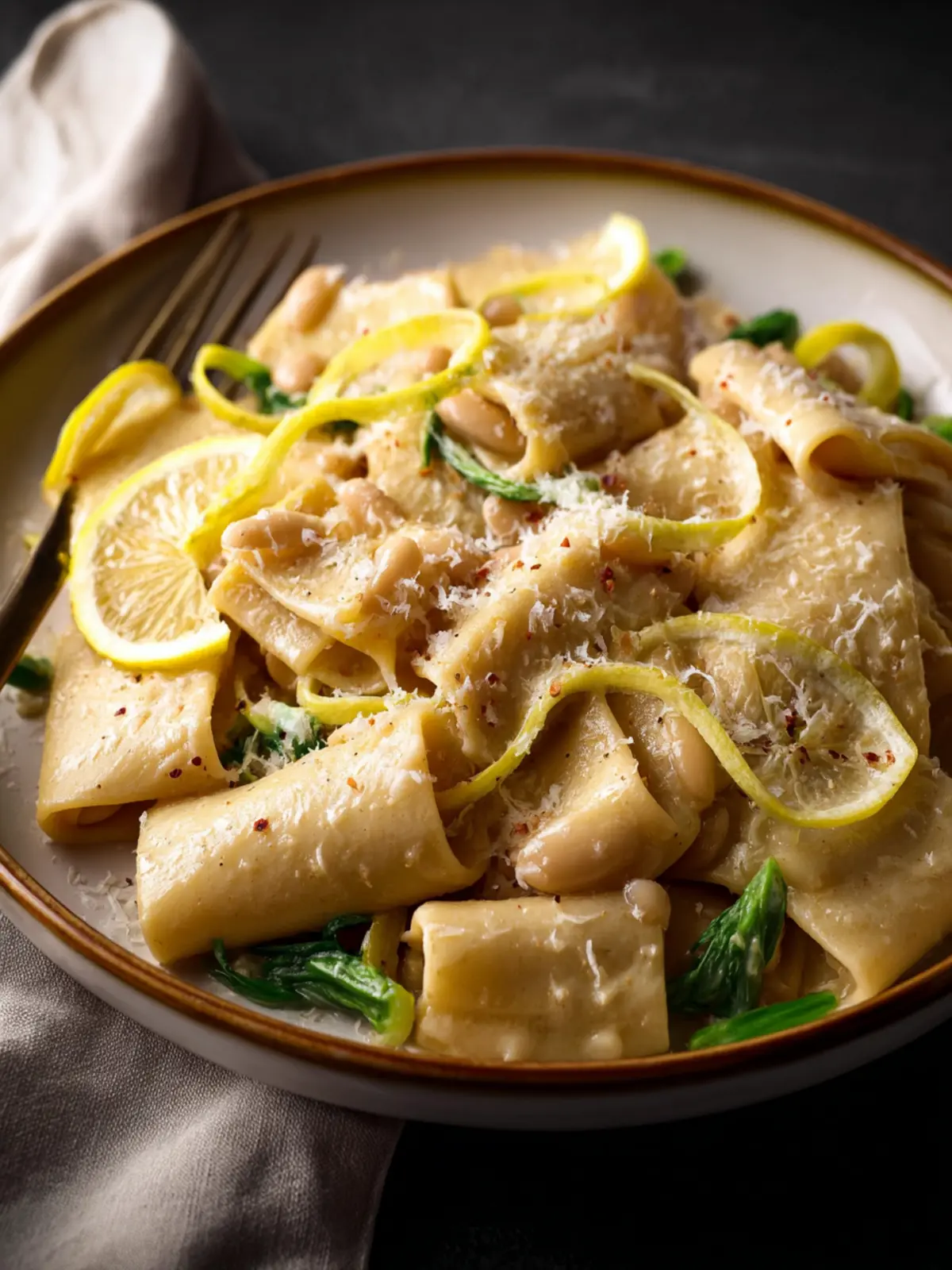 White Bean Lemon Pasta Creamy: The Best Comfort Meal Ever